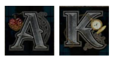 Immortal romance Buchstaben A und K 1