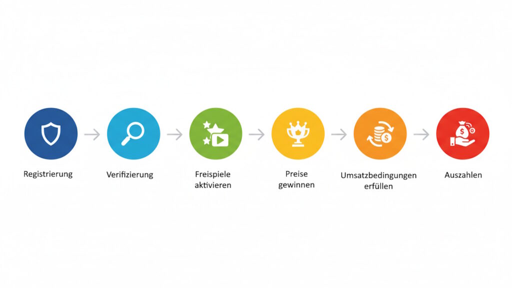 Ablauf in Online Casinos Freispiele einlösen