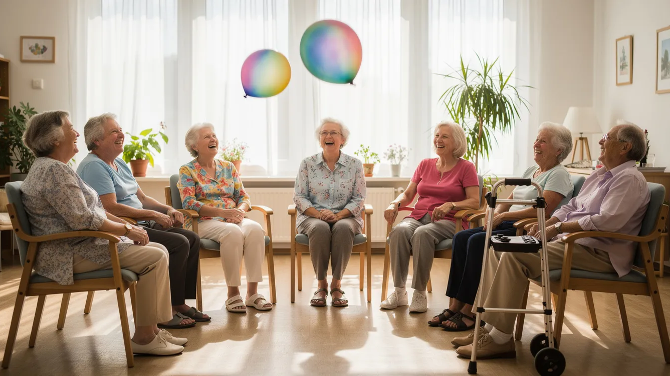 Spielen mit Senioren
